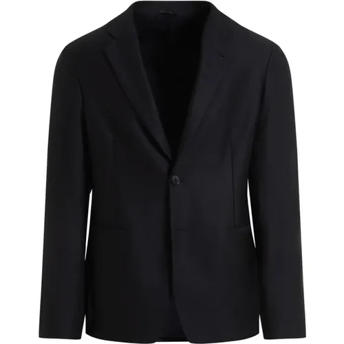 Blazer for Men Aw24 , male, Sizes: M, XL, L - Giorgio Armani - Modalova