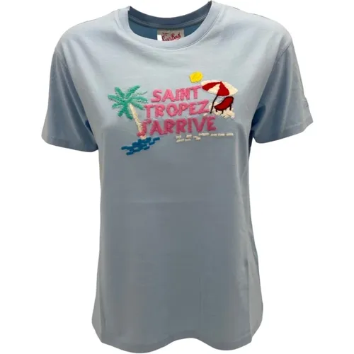 Clear Saint Tropez T-shirt , female, Sizes: L, M, S - MC2 Saint Barth - Modalova