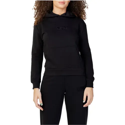 Plain Hooded Sweatshirt , female, Sizes: M, S, L, XS - Fila - Modalova