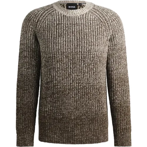 Regular Fit Multicolor Pullover Degrade , Herren, Größe: L - Hugo Boss - Modalova