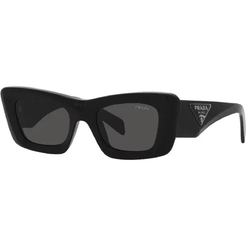 Elegant Cat Eye Sunglasses , female, Sizes: 50 MM - Prada - Modalova