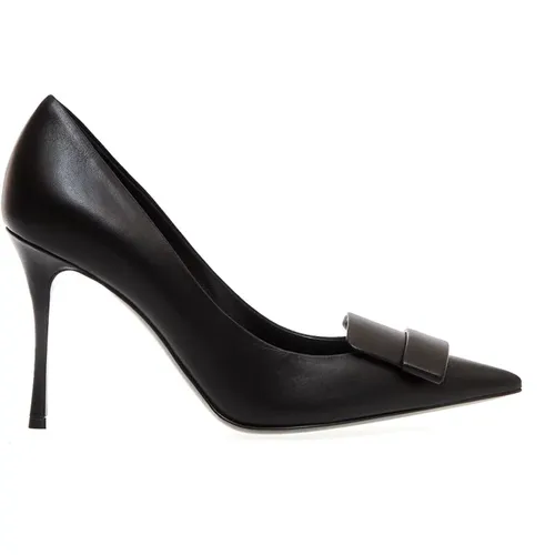 Leather Heels , female, Sizes: 2 UK, 3 1/2 UK, 3 UK - Sergio Rossi - Modalova