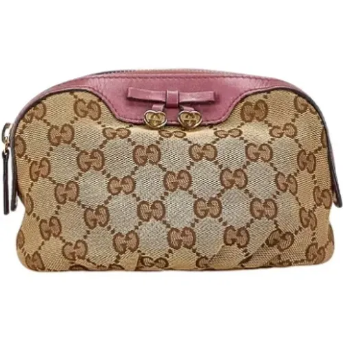 Pre-owned Canvas pouches , female, Sizes: ONE SIZE - Gucci Vintage - Modalova