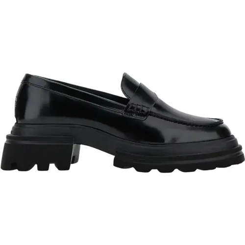 Flat Shoes , female, Sizes: 5 UK, 7 UK, 6 1/2 UK, 4 1/2 UK, 4 UK, 3 1/2 UK, 5 1/2 UK, 3 UK - Hogan - Modalova