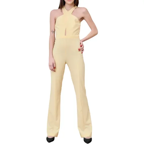 Gelber Jumpsuit - Italienische Mode , Damen, Größe: S - PATRIZIA PEPE - Modalova