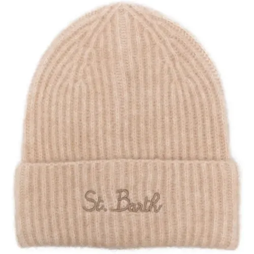 Knit Logo Hat , female, Sizes: ONE SIZE - MC2 Saint Barth - Modalova