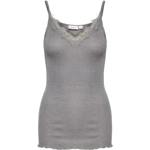 Mayasz Strap Top Mist Grey Melange , female, Sizes: XL, XS, L, 2XL - Saint Tropez - Modalova