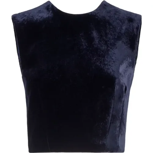 Velvet Top , female, Sizes: XS - Fendi - Modalova