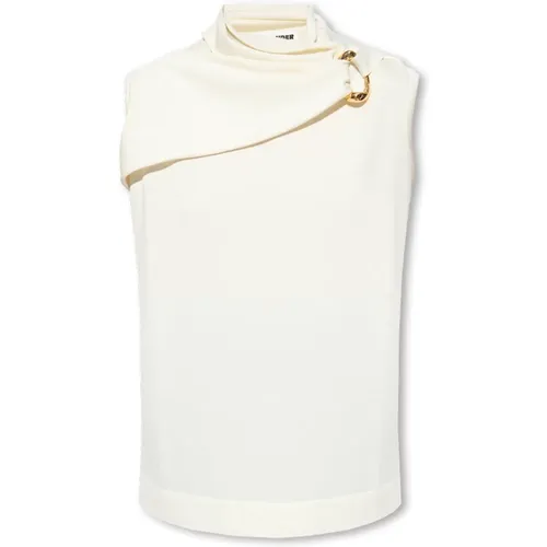 Top mit Applikation Jil Sander - Jil Sander - Modalova