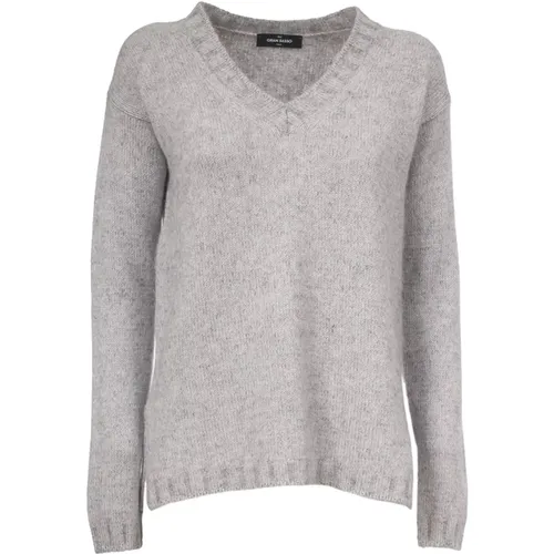 Damen Pullover aus reinem Kaschmir , Damen, Größe: M - Gran Sasso - Modalova