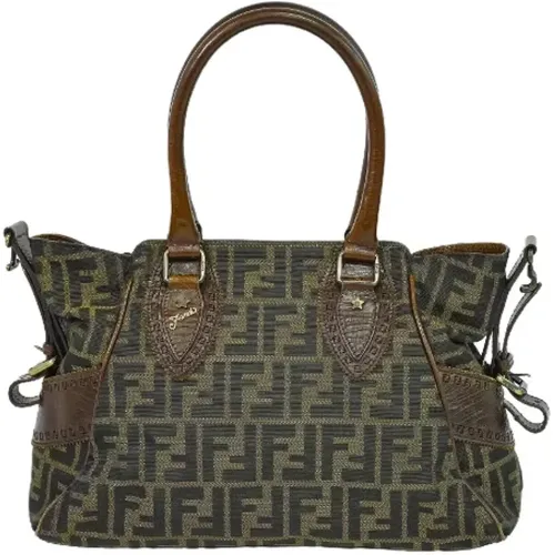 Pre-owned Canvas handbags , female, Sizes: ONE SIZE - Fendi Vintage - Modalova