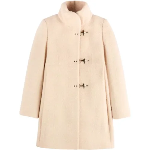 Romantic Wool Coat with Enveloping Collar , female, Sizes: S, M, XS, L - Fay - Modalova