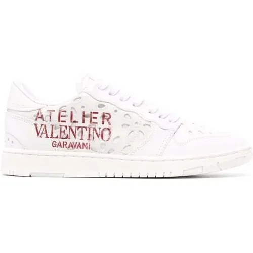 Atelier Logo Sneakers , female, Sizes: 4 1/2 UK - Valentino Garavani - Modalova