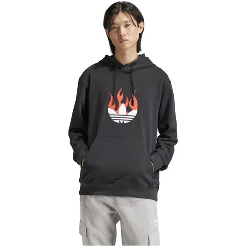 Herren Logo Hoodie , Herren, Größe: L - adidas Originals - Modalova