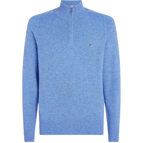 Woll-Halb-Zip-Pullover - Tommy Hilfiger - Modalova