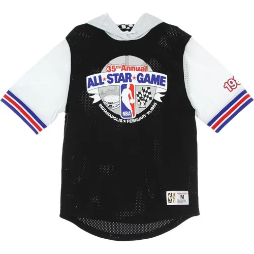 NBA Mesh Fashion Hoodie 1985 All Star , male, Sizes: XL - Mitchell & Ness - Modalova