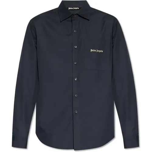 Shirt mit Logo , Herren, Größe: M - Palm Angels - Modalova