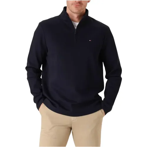 Herren Tech 1/4 Zip Pullover , Herren, Größe: 2XL - Tommy Hilfiger - Modalova