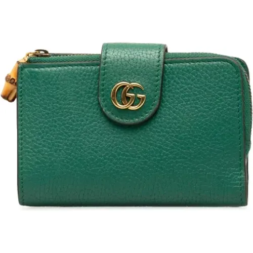 Pre-owned Leather wallets , female, Sizes: ONE SIZE - Gucci Vintage - Modalova