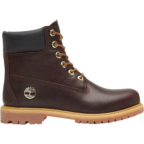 Hochwertige Schnürstiefel für Damen Braun/Schwarz , Damen, Größe: 40 EU - Timberland - Modalova