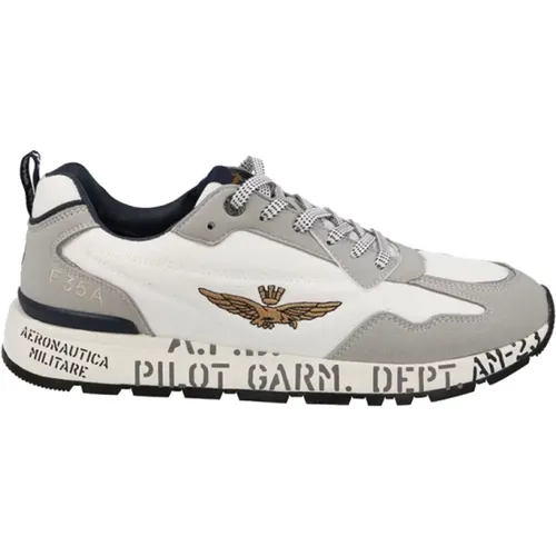 Weiße Sneakers Stilvoll und vielseitig - aeronautica militare - Modalova