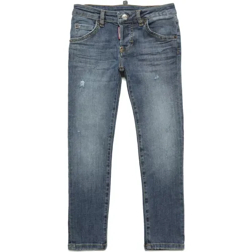 Cool Girl Skinny Jeans mit vorderen Breaks - Dsquared2 - Modalova