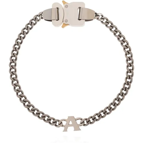 Halskette mit Achterbahn-Schnalle , Herren, Größe: L - 1017 Alyx 9SM - Modalova