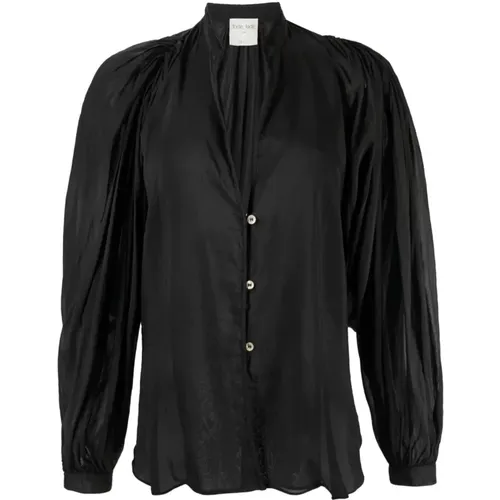 Cotton silk voile shirt , female, Sizes: M, S, XL - Forte Forte - Modalova