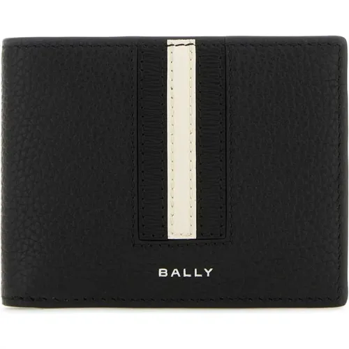 Leather wallet , male, Sizes: ONE SIZE - Bally - Modalova