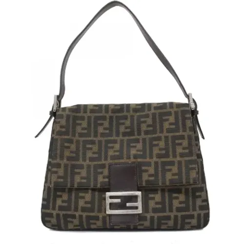 Pre-owned Canvas handbags , female, Sizes: ONE SIZE - Fendi Vintage - Modalova