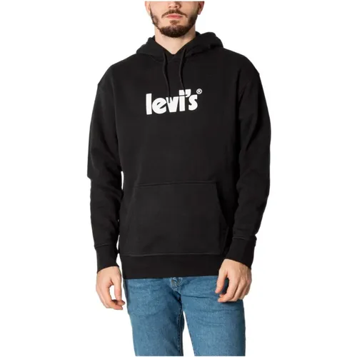 Levi's , Printed Hooded Sweatshirt , male, Sizes: XL - Levis - Modalova