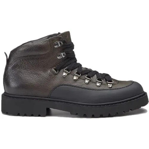 Flat Grey Ankle Boots , male, Sizes: 6 UK - Doucal's - Modalova