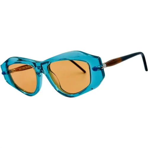 Maske P15 Sunglasses - Aqua/Orange Contrast , female, Sizes: ONE SIZE - Kuboraum - Modalova