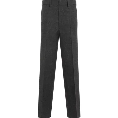 Grey Wool Trousers , female, Sizes: 2XS, XS - Miu Miu - Modalova