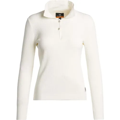 Stylish Ecru Polo Shirts , female, Sizes: XL, L - Parajumpers - Modalova