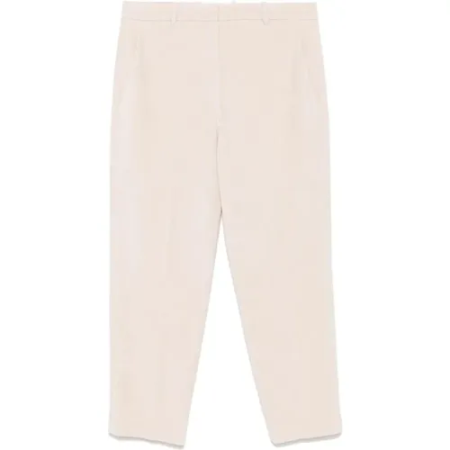 Corduroy Cream Trousers with Pockets , female, Sizes: M, L, XL - Circolo 1901 - Modalova