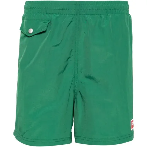 Casual Shorts,Badeshorts mit Logo-Patch - Kenzo - Modalova