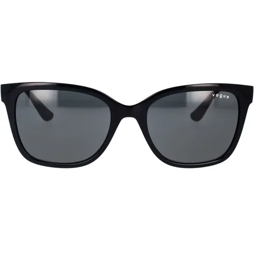 Stylish Sunglasses with Dark Grey Lenses , female, Sizes: 54 MM - Vogue - Modalova