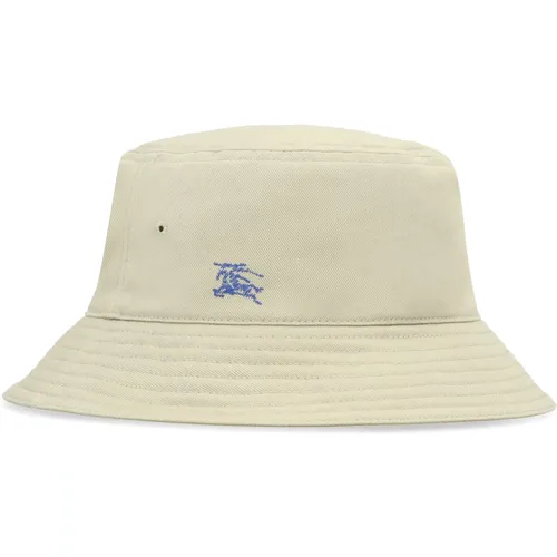 Bucket Hat mit Kontrastfarbenem Logo , unisex, Größe: M - Burberry - Modalova