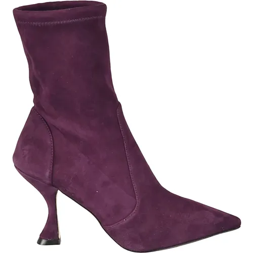 Aubergine Ankle Boots for Women , female, Sizes: 5 UK - Stuart Weitzman - Modalova