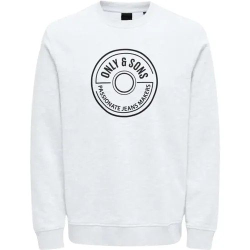 Regulärer Logo Hoodie , Herren, Größe: S - Only & Sons - Modalova