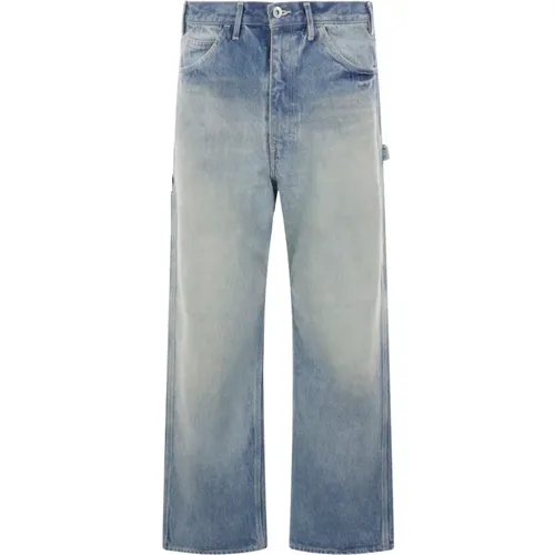 Stone-Wash Denim Jeans Auralee - Auralee - Modalova