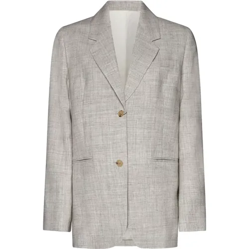 Grey Blazer Jacket , female, Sizes: S, XS - TotêMe - Modalova