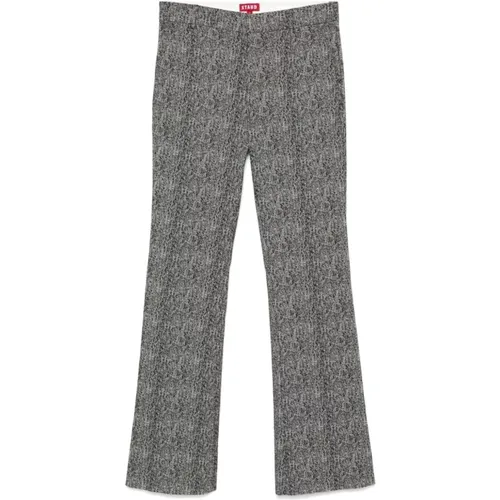 Herringbone Bootcut Hose , Damen, Größe: M - STAUD - Modalova