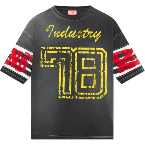 ‘T-Bost‘ T-shirt , male, Sizes: L, S, M - Diesel - Modalova