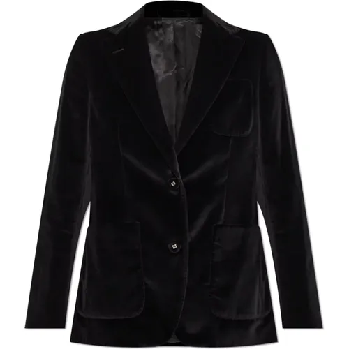 Samt-Blazer , Damen, Größe: XS - Officine Générale - Modalova