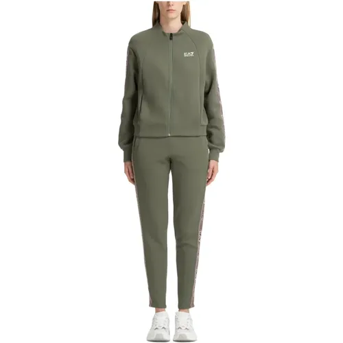 Ventus 7 Tracksuit with Zip Closure , female, Sizes: S - Emporio Armani EA7 - Modalova