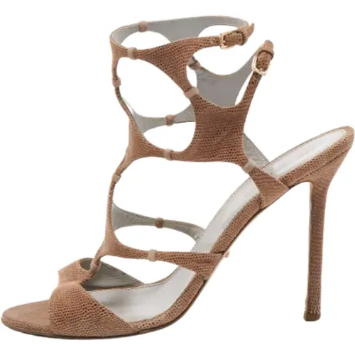 Pre-owned Wildleder sandals , Damen, Größe: 39 1/2 EU - Sergio Rossi Pre-owned - Modalova