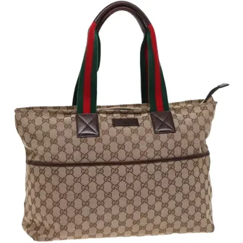 Pre-owned Canvas gucci-bags , female, Sizes: ONE SIZE - Gucci Vintage - Modalova