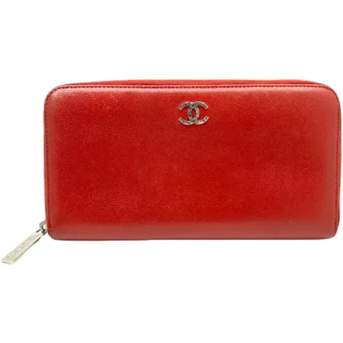 Pre-owned Leather wallets , female, Sizes: ONE SIZE - Chanel Vintage - Modalova